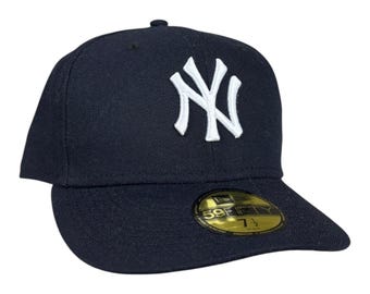 Gorra vintage ajustada de los Yankees de Nueva York: gorra de béisbol bordada de la MLB, talla 7 1/2
