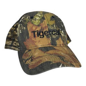 Gorra de camionero vintage con diseño de árbol real, ajustable, estilo Tiger Cat, OSFA