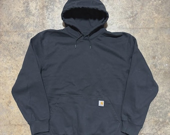 Vintage Carhartt Hoodie - Workwear Sweater - Size 2XL - Black