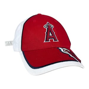 Gorra ajustable vintage de Los Ángeles Angels / Gorra de béisbol MLB / OSFA / Roja