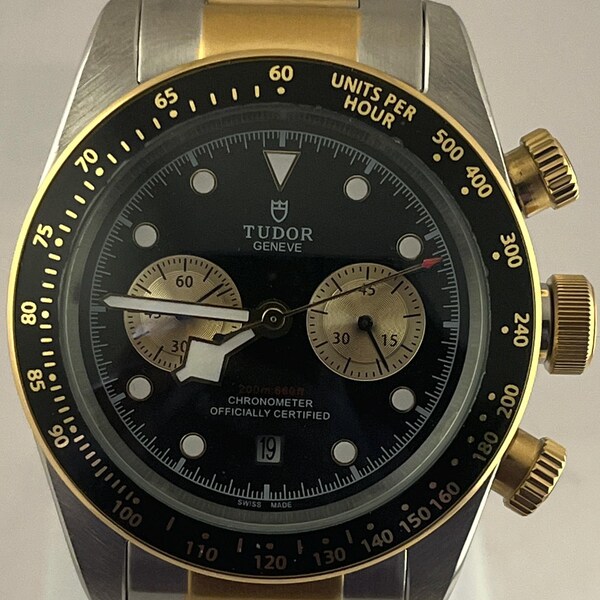 Vintage Tudor Automatic Black Dial Date Japan Analog Men’s Wrist Watch Free Shipping
