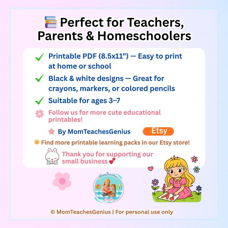 Princess Alphabet Coloring and Tracing Book | A-Z Printable Worksheets ...