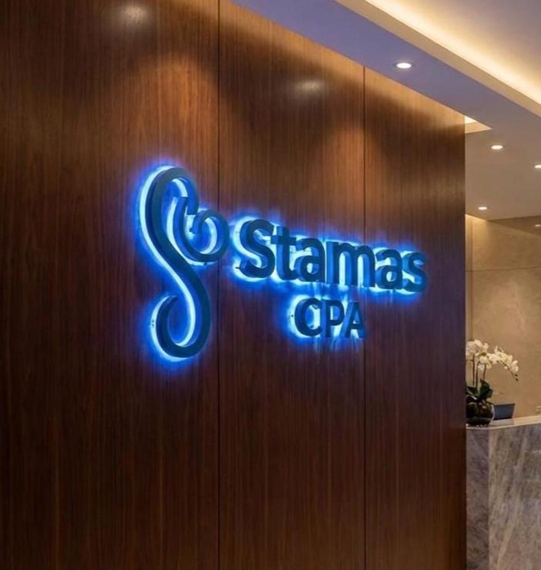 Custom Led Backlight Sign Logo Custom LED Backlit Metal Sign | Personalized Business Logo Wall Sign ...