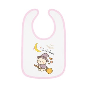 Hündchen Hexe Auf Besen Baby Lätzchen Gruselige niedliche Halloween Geschenke, Babyparty Geschenk Kleinkind Lätzchen, Halloween Accessoires, Spaß Babybekleidung