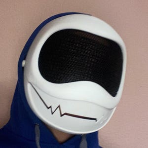 Masque cosplay Murder Drones - Produit fini, Mâchoire mobile, Drone, Wearable