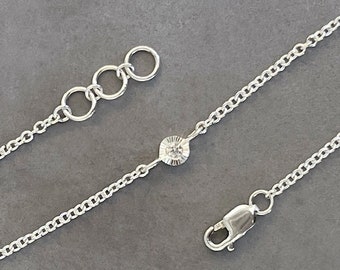 Small Aurora silver and diamond bracelet, sterling link bracelet, diamond, sparkle, sunburst, delicate, chain bracelet, dainty stacking