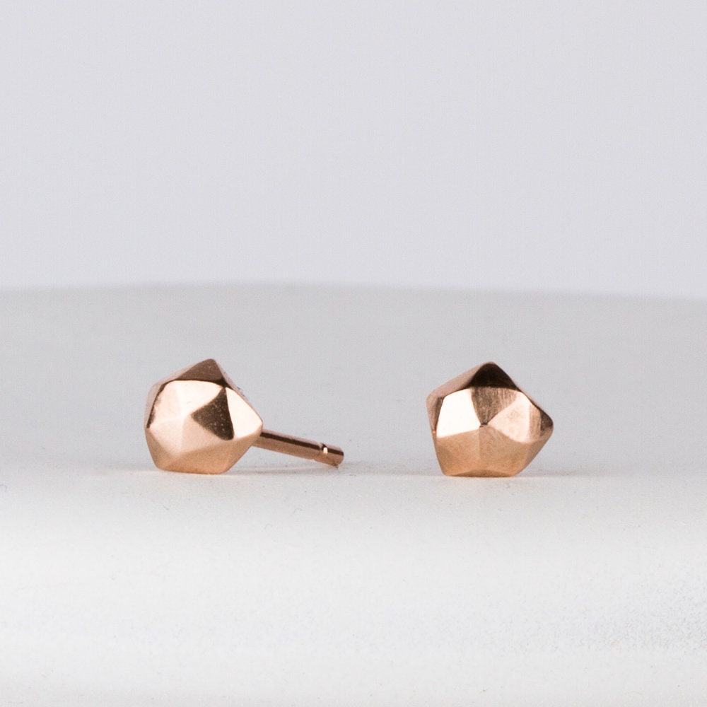 Tiny rose gold studs Clearance