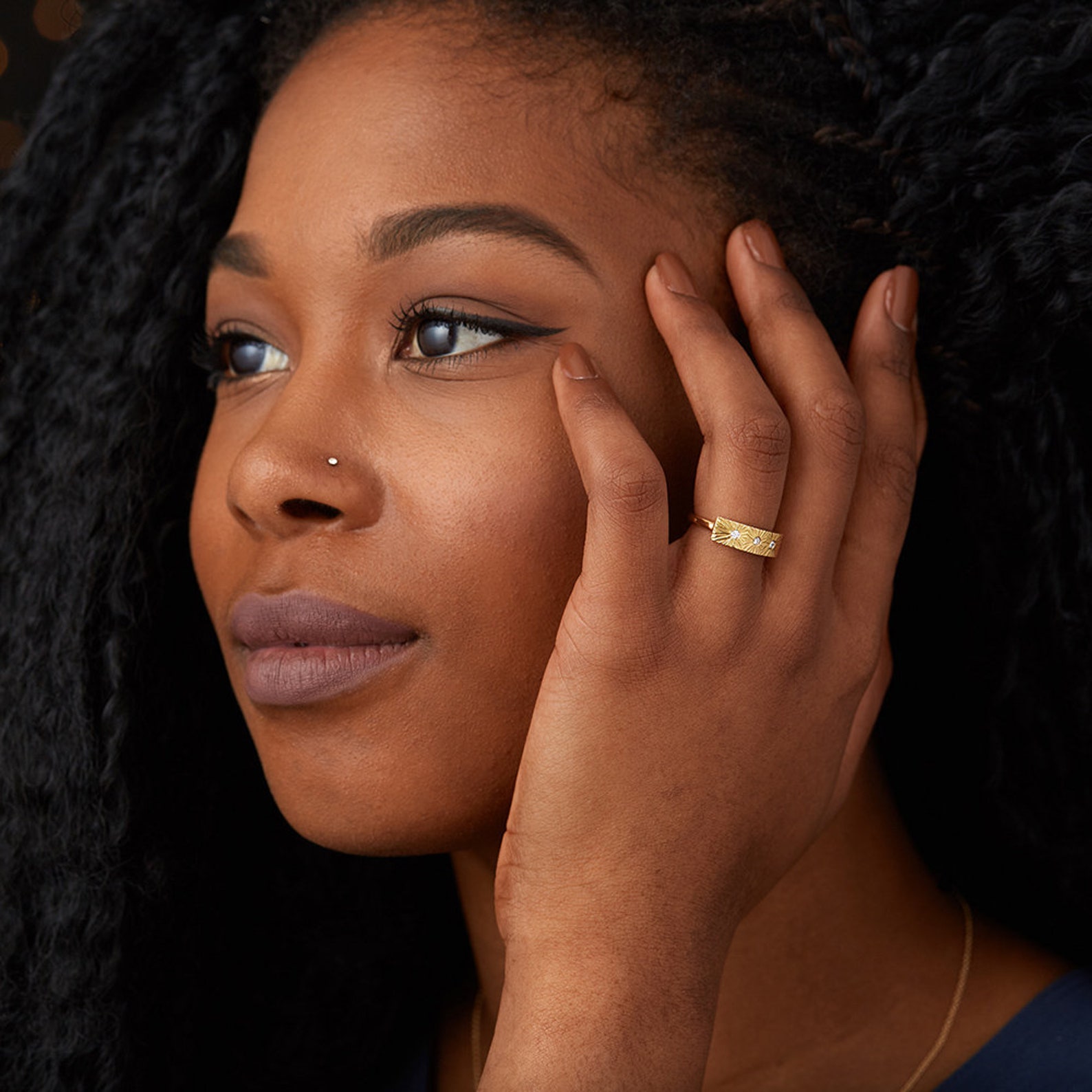 Nova Ring in 14k Yellow Gold With Canadian Diamonds Etsy