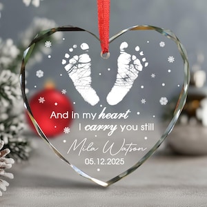 Personalized Baby Memorial Crystal Ornament, Sympathy Gifts, Miscarriage Ornament, Infant Loss Ornament, Custom Baby Miscarriage Gift