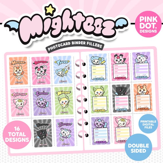 Ateez Mighteez Kpop Missing Photocard Binder Fillers Aniteez