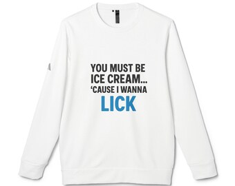 Funny Ice Cream Sweatshirt, Unisex Crewneck, Humor Gift, Summer Fashion, Sweet Treat Lover&#39;s Apparel