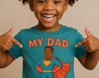 Superhero Dad PNG: Father's Day Shirt Design (Digital Download