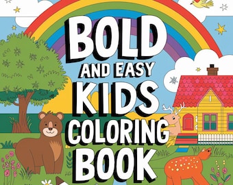 Libro para colorear de animales para niños: 230 páginas imprimibles (Descarga PDF)