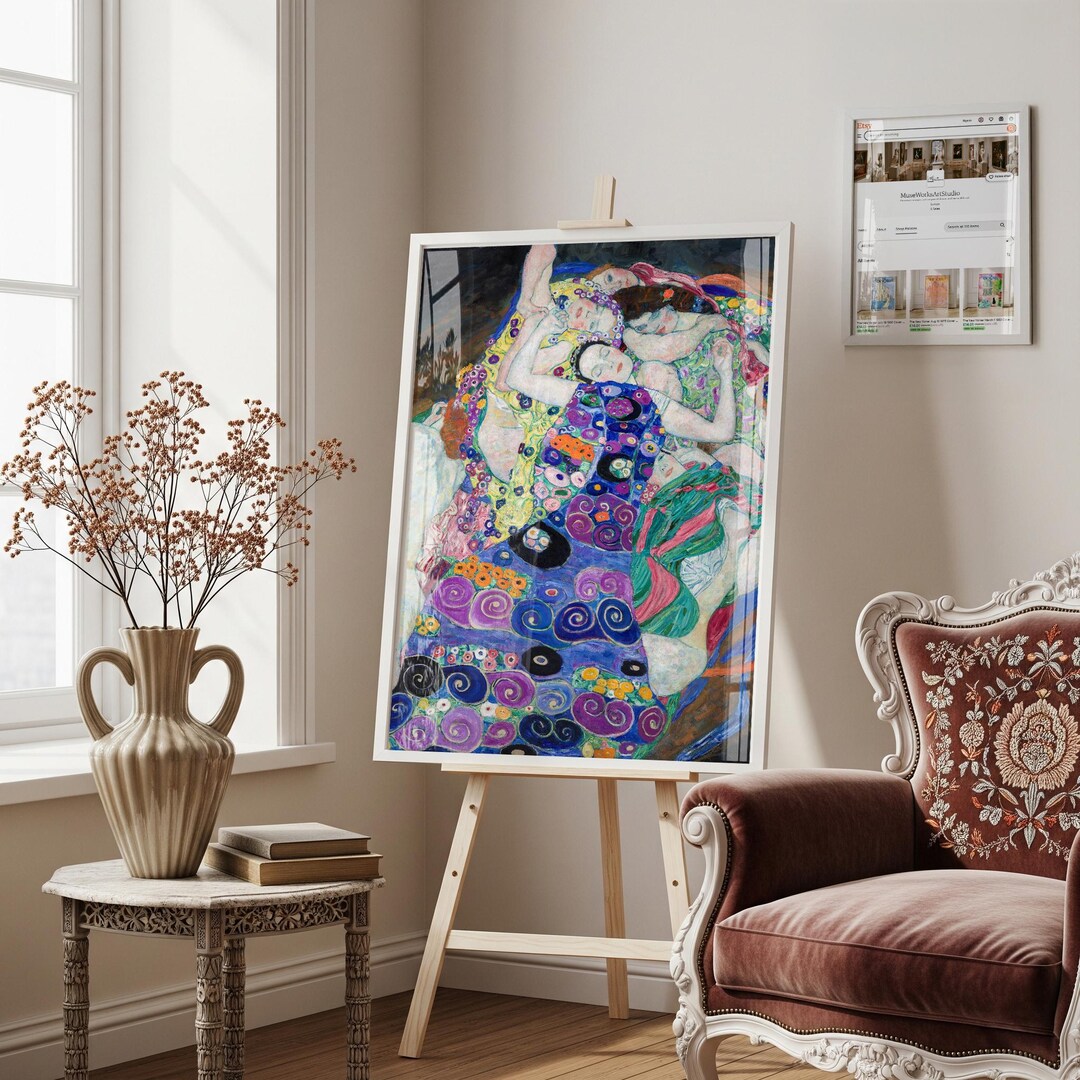Gustav Klimt the Virgin Digital Print | Instant Download Art Nouveau ...