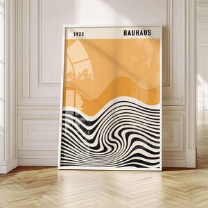 Bauhaus 1923 Abstract Print | Unframed Modern Minimalist Wall Art | Mid Century Geometric Poster Aesthetic Home Decor Gift
