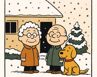 Retrato personalizado em estilo cartoon | Ilustração personalizada de família e animais de estimação (arte digital)