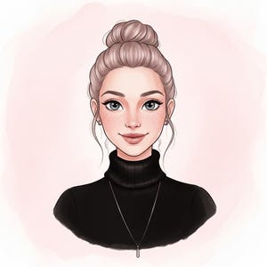 Customized Portrait | Profile Picture | Anime Headshot | Illustration | Personalized Digital Art | Cartoon Style | Couple, Family, Pet