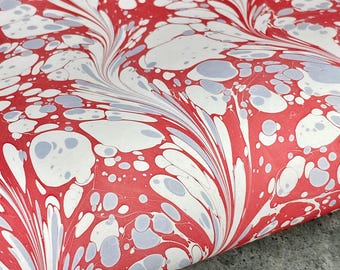 Full Sheet Hand-Marbled Paper P637