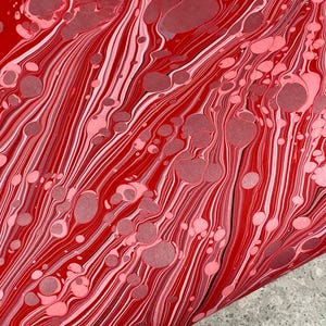 Half Sheet Hand-Marbled Paper P248H