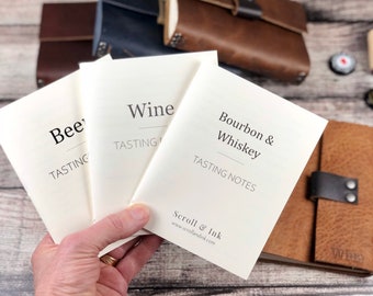 Refills for Tasting Books, Whiskey/Bourbon, Wine or Beer