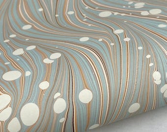 17x20 Hand-Marbled Paper P545