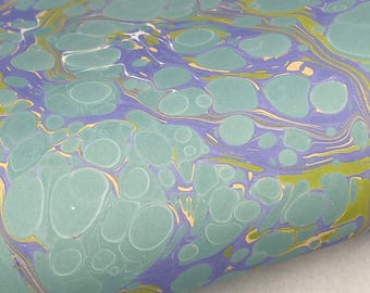 17x20 Hand-Marbled Paper P553