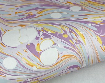 Full Sheet Hand-Marbled Paper P530