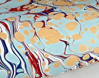 Full Sheet Hand-Marbled Paper P602
