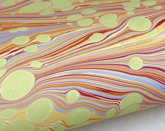Full Sheet Hand-Marbled Paper P533