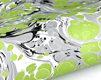 Full Sheet Hand-Marbled Paper P618