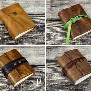 Mini Journals Various leathers & colors image 8