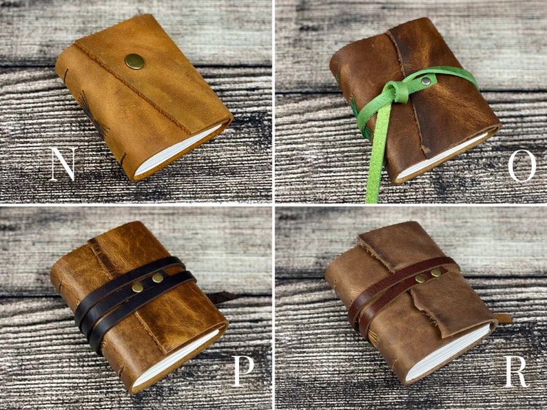 Mini Journals Various leathers & colors image 8