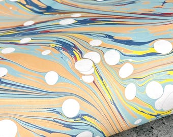 Full Sheet Hand-Marbled Paper P621