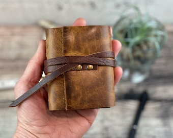 Mini Journals - Various leathers & colors