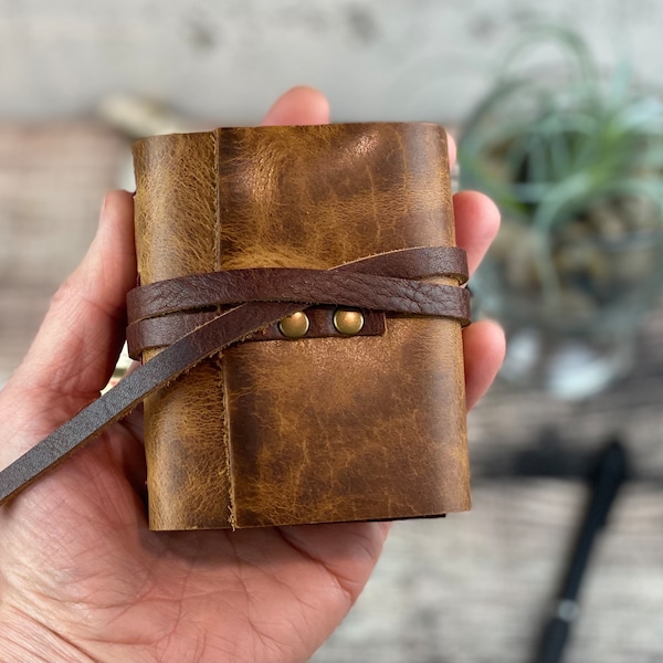 Mini Journals - Various leathers & colors