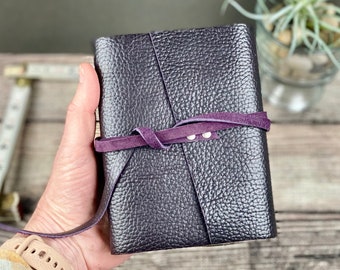 Small Journal - Blackberry Leather