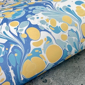 Full Sheet Hand-Marbled Paper P110S