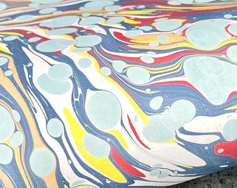 17x20 Hand-Marbled Paper P627