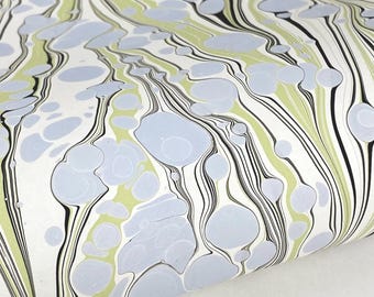 Full Sheet Hand-Marbled Paper P608