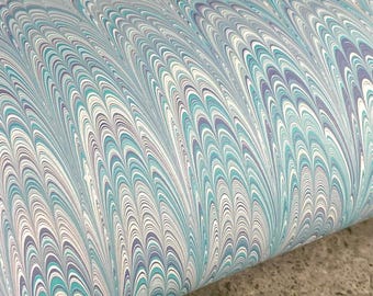 Full Sheet Hand-Marbled Paper P640