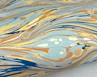 17x20 Hand-Marbled Paper P551