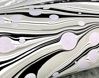 17x20 Hand-Marbled Paper P625