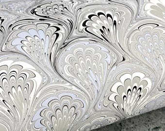 17x20 Hand-Marbled Paper P624