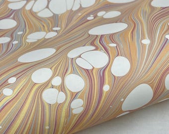 17x20 Hand-Marbled Paper P548