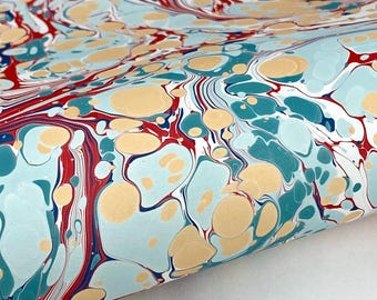 Full Sheet Hand-Marbled Paper P604