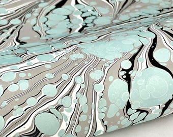 Full Sheet Hand-Marbled Paper P611