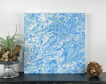 Original 8x8 Marbled Wall Art, Kauai Series #3