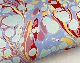 Full Sheet Hand-Marbled Paper P525