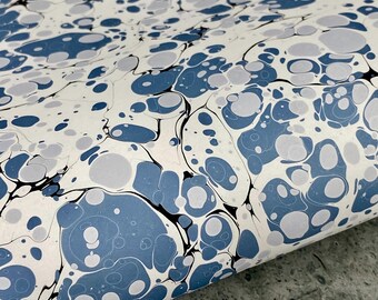 Full Sheet Hand-Marbled Paper P636