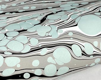 Full Sheet Hand-Marbled Paper P610